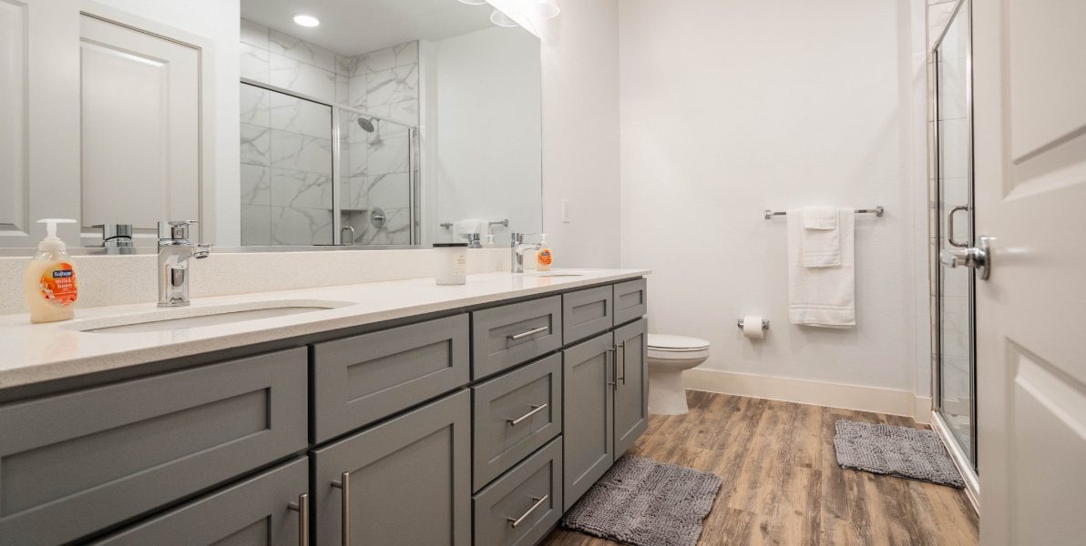 Interior of a Diamond Furnished Rentals apartment.